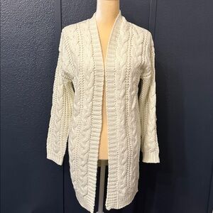 Cream Knit Women Sweater SZ S/M